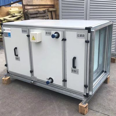 Acqua raffreddata aria fresca AHU 1000-3000CMH Air Handling Unit Disegno personalizzato per hotel