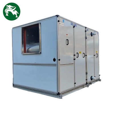 Unità di trattamento dell'aria a basso rumore Alta EER raffreddamento e riscaldamento HVAC Installazione verticale per igiene medica