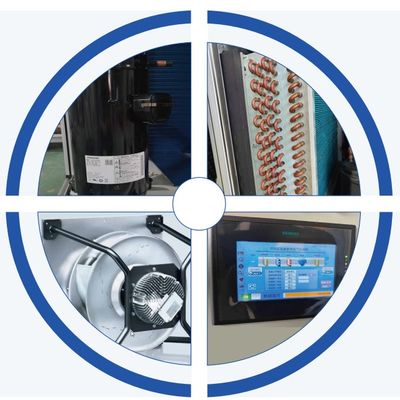 1-5HP Super Slim soffitto sospeso raffreddato ad acqua DX Air Handling Unit Purificazione dell'aria HVAC per industria