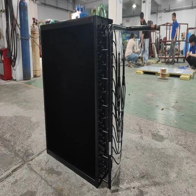 Evaporatore di tubi di rame a soffiatura laterale elettroforesi nero per apparecchiature di refrigerazione