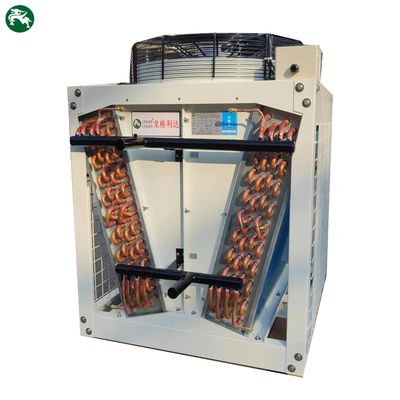 Frigorifero ad aria asciutta in tubo di rame e pinna di alluminio per raffreddamento ad immersione del data center