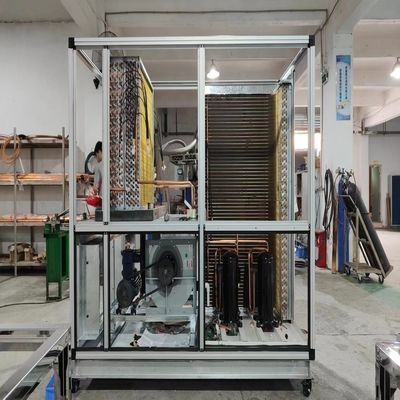 Unità di trattamento dell'aria con unità di recupero del calore da condensazione
