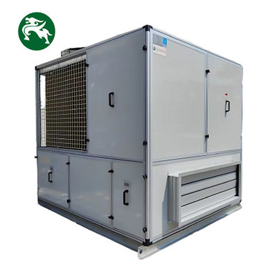 Sistema di raffreddamento e riscaldamento dell'unità AHU ad aria fresca tipo HVAC con ventola ad alta efficienza