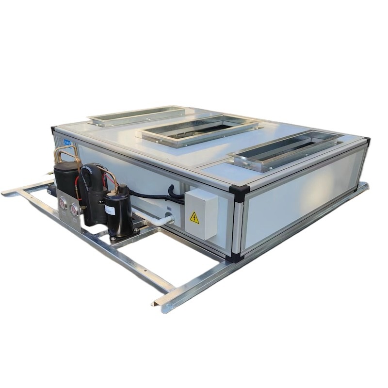 1-5HP Super Slim soffitto sospeso raffreddato ad acqua DX Air Handling Unit Purificazione dell'aria HVAC per industria