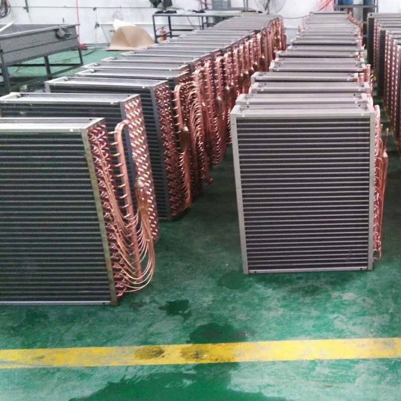 Sistema HVAC a basso consumo energetico Unità di trattamento dell'aria Utilizzo di scambiatore di calore evaporatore