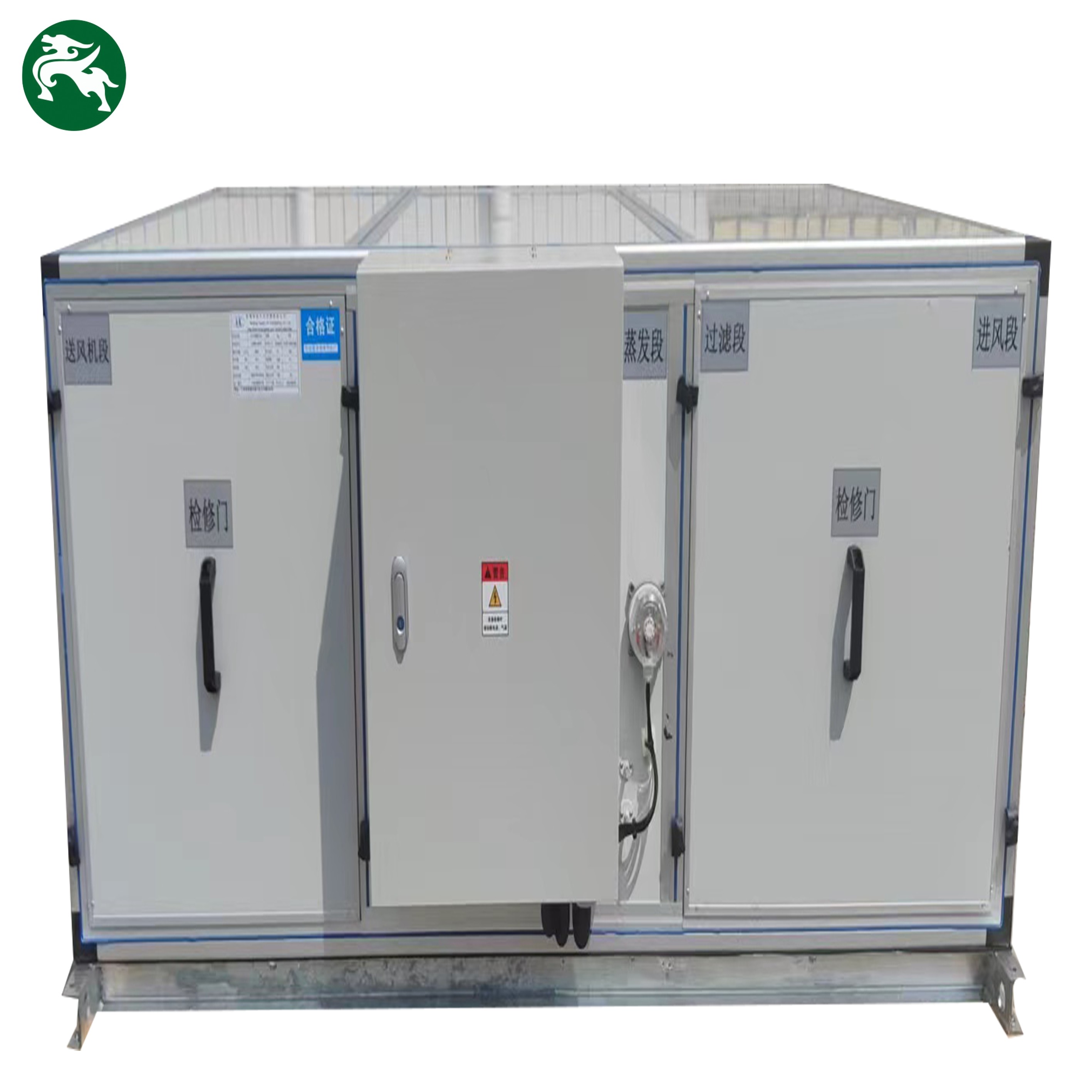 Unità di ventilazione AHU ad espansione diretta raffreddata ad aria industriale
